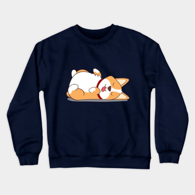 Sleeping Corgi Crewneck Sweatshirt by Griffywings